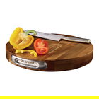 Global Acacia Pro Round Cutting Board 35cm x 4.5cm