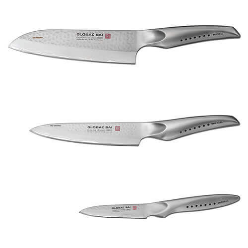 Global Sai 3 Piece Knife Set