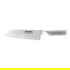 Global G-80 18cm Fluted Blade Santoku Knife