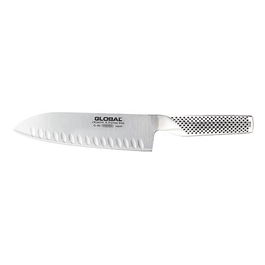 Global G-80 18cm Fluted Blade Santoku Knife