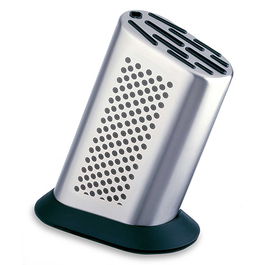 Global G-8311D Stainless Steel Dotted Knife Block For 11 Global Knives