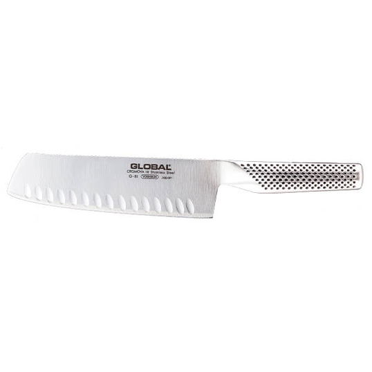 Global G-81 18cm Blade Nakiri Knife