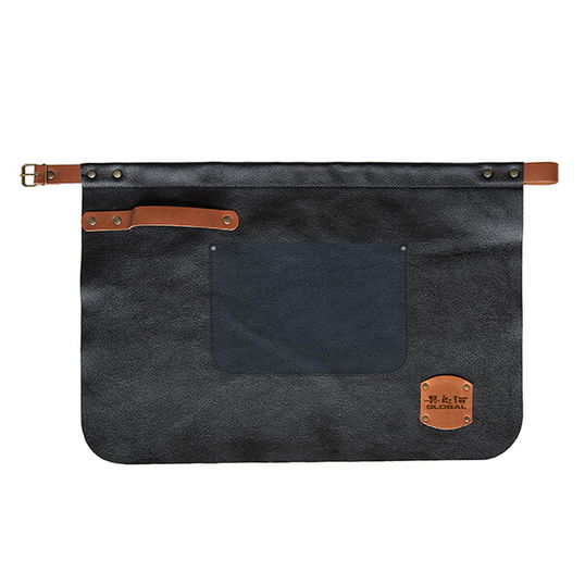 Global GL-4060 Leather Waist Apron