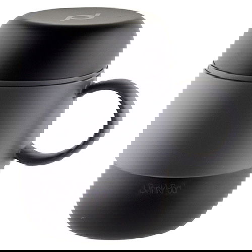 Grunwerg Pioneer Vacuum Mini Mug With Handle Black