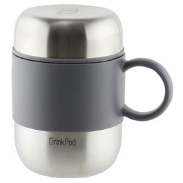 Grunwerg Pioneer Vacuum Mini Mug With Handle Stainless Steel