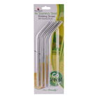 Grunwerg Stainless Steel 5 Piece Straw Set