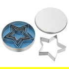 Judge Traditional 5 Point Star Cutters (Set Of Six)