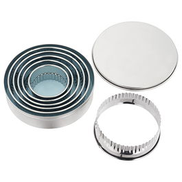 Judge Round Cutters Crinkle Edge (Set Of Six)