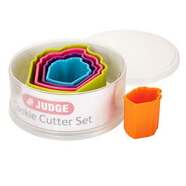 Judge Coloured Cupcake Cutters (Set of Five)