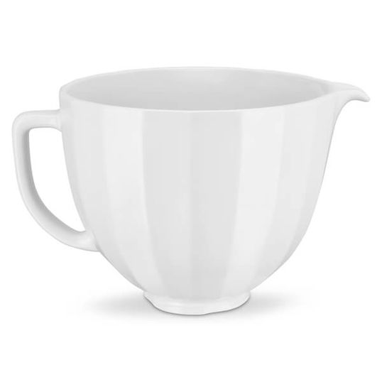 KitchenAid Ceramic 4.8L Bowl White Shell