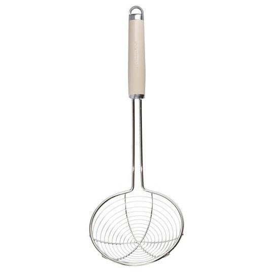 KitchenAid Stainless Steel Spider Strainer Almond Cream