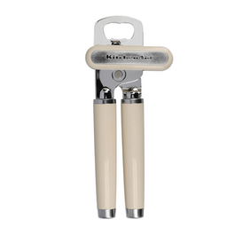 KitchenAid Stainless Steel Can and Bottle Opener Almond Cream
