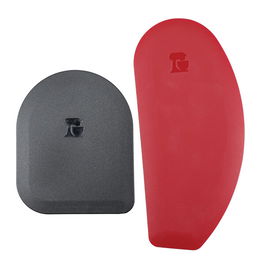 KitchenAid 2-Piece Scraper and Silicone Bowl Scraper Set Empire Red & Onyx Black