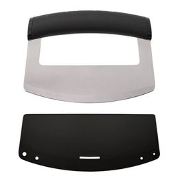 KitchenAid Stainless Steel Mezzaluna Knife Black