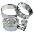 KitchenCraft Eleven Round Plain Pastry Cutters With Metal Storage Tin