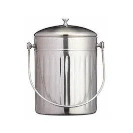 KitchenCraft Stainless Steel Compost Bin