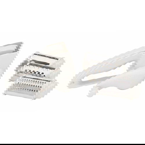 KitchenCraft Plastic Rotary Grater Mill with Three Blades