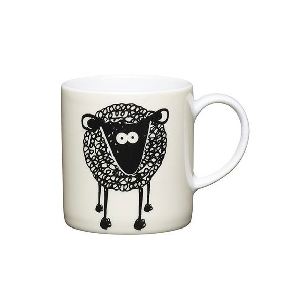 Kitchen Craft Sheep Porcelain Espresso Cup