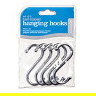 KitchenCraft Pack of Five 8cm Chrome Plated `S` Hooks