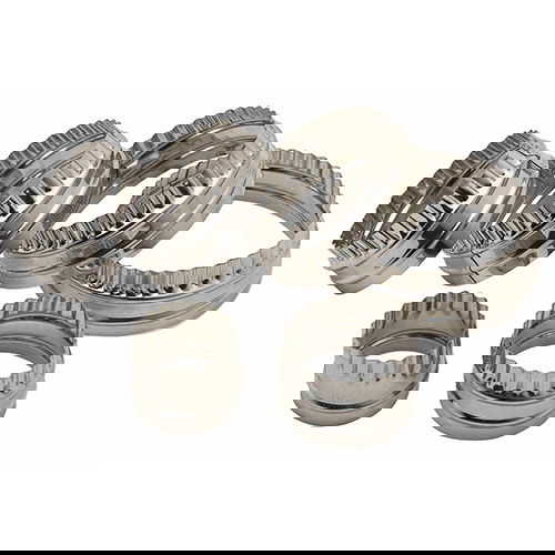 KitchenCraft Set Of Six Double Edged Biscuit / Pastry Cutters