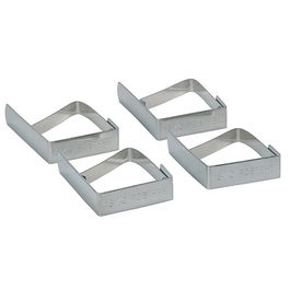 KitchenCraft Set of Four Stainless Steel Table Cloth Clips