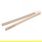 KitchenCraft 25 cm Beech Wood Toast Tongs With Magnet