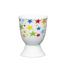 KitchenCraft Bright Stars Porcelain Egg Cup