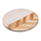 KitchenCraft Serenity Pink Marble Chevron Trivet