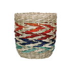 KitchenCraft Woven Seagrass Rainbow Planter