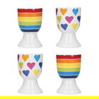 Kitchen Craft Set Of 4 Egg Cups Rainbow