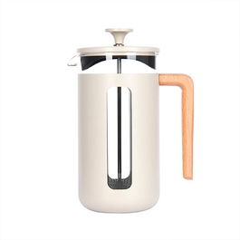 La Cafetiere Pisa 8 Cup Cafetiere Latte Wood Handle