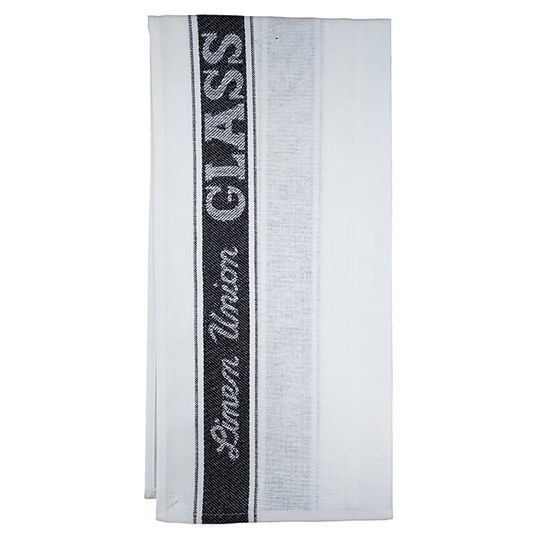 Le Chateau Linen Union 50 x 70cm Glass Cloth Black