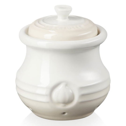 Le Creuset Meringue Stoneware Garlic Keeper