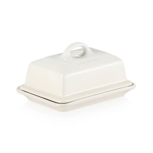 Le Creuset Meringue Stoneware Butter Dish