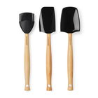 Le Creuset Black Onyx 3-Piece Spatula Set