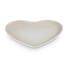 Le Creuset L`Amour Heart Collection Meringue 23cm Heart Plate