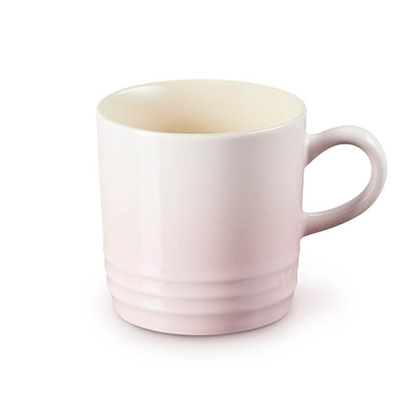 Le Creuset Shell Pink Stoneware Cappuccino Mug