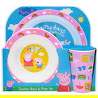 Peppa Pig Perfect Day 3 Piece Tableware Set