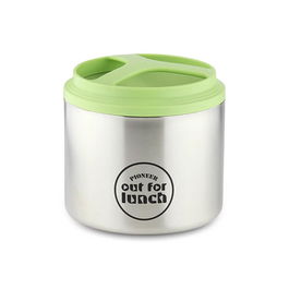 Pioneer Vacuum Lunch Box Green Lid