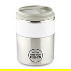 Pioneer Vacuum Lunch Box White Lid With Double Compartment
