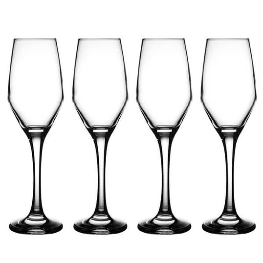 Ravenhead Majestic 210ml Set Of 4 Flute Glasses