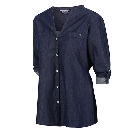Regatta Women`s Malaya Long Sleeve Shirt Chambray
