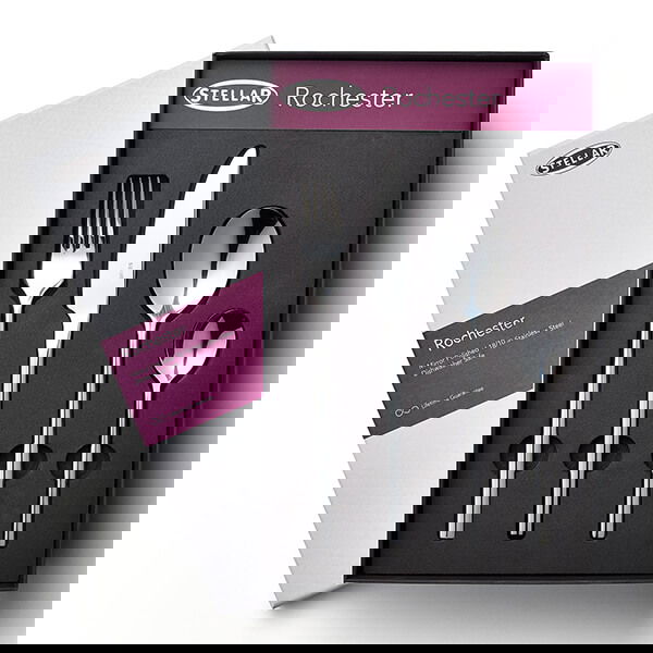 Stellar Rochester Polished 32 Piece Cutlery Gift Box Set