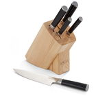 Stellar Poise 5 Piece Knife Block Set Wood