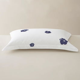 Ted Baker Magnolia Fil Coupe Oxford Pillowcase White & Navy