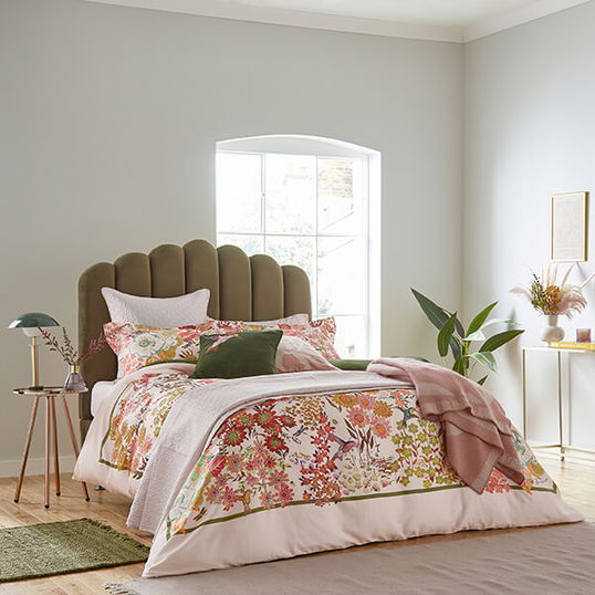Ted Baker Retro Hummingbird Duvet Cover Double Multi