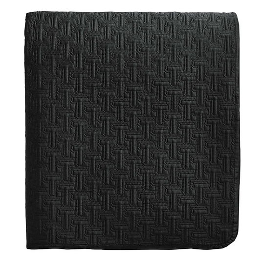 Ted Baker T Quilted Throw 250x265cm Black