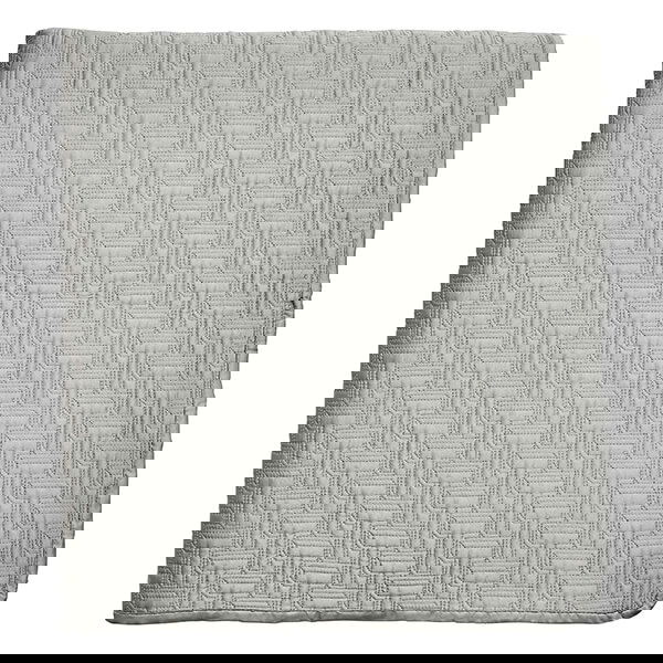 Ted Baker T Quilted Throw 250x265cm Silver