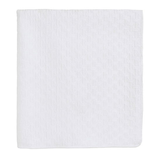 Ted Baker T Quilted Throw 250x265cm White