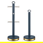 Tower Empire 6 Cup Mug Tree and Towel Pole Midnight Blue